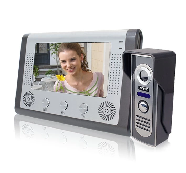 China Handsfree 7inch Video Door Phone System with Unlock and Monitor Function   PY-V801M13 manufacturer