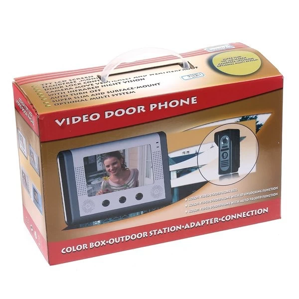 Dragonsview-videoportero Wifi con cerradura, 7 pulgadas, videoportero  inalámbrico, sistema de intercomunicación para teléfono y puerta, timbre de  desbloqueo con grabación de cámara