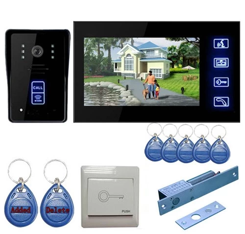 China Home Automation Portal RFID Vídeo porta telefone sistema de entrada PY-V806MJID1101 fabricante