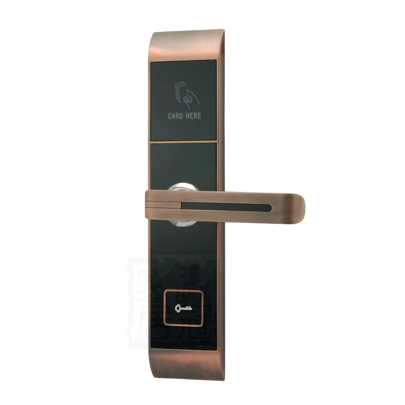 China Keyless door lock china, Smart card Hotel lock Supplier manufacturer