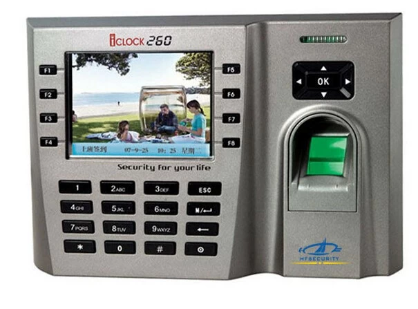 China TCP/IP Biometric Time Recording Fingerprint PY-iclock260 manufacturer