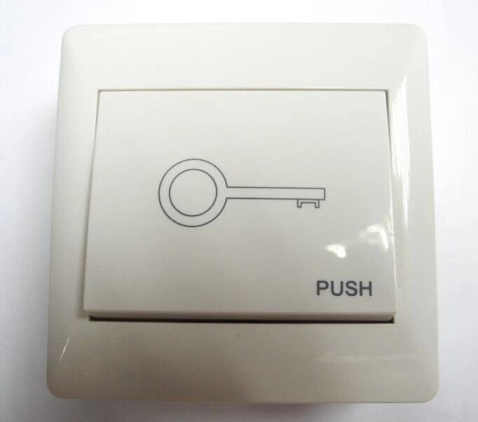 porcelana interruptor interior para la apertura de cerradura eléctrica, empuje para salir botón PY-DB25 fabricante
