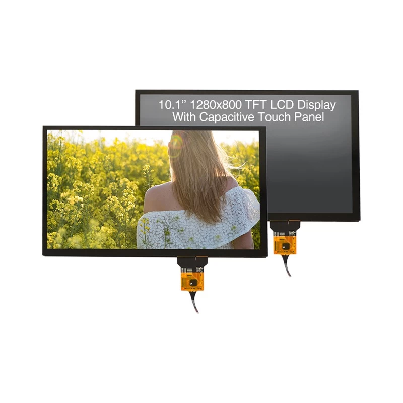 10.1 '' IPS LCD Pantalla LCD LVDS Pantalla táctil capacitiva 10