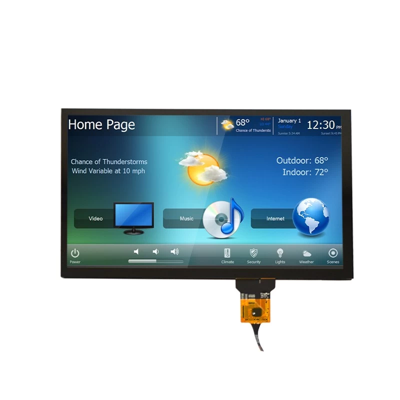 10.1'' IPS LCD Display LVDS Capacitive Touch Screen 10inch LCD Module(KWH101KQ07-C01)