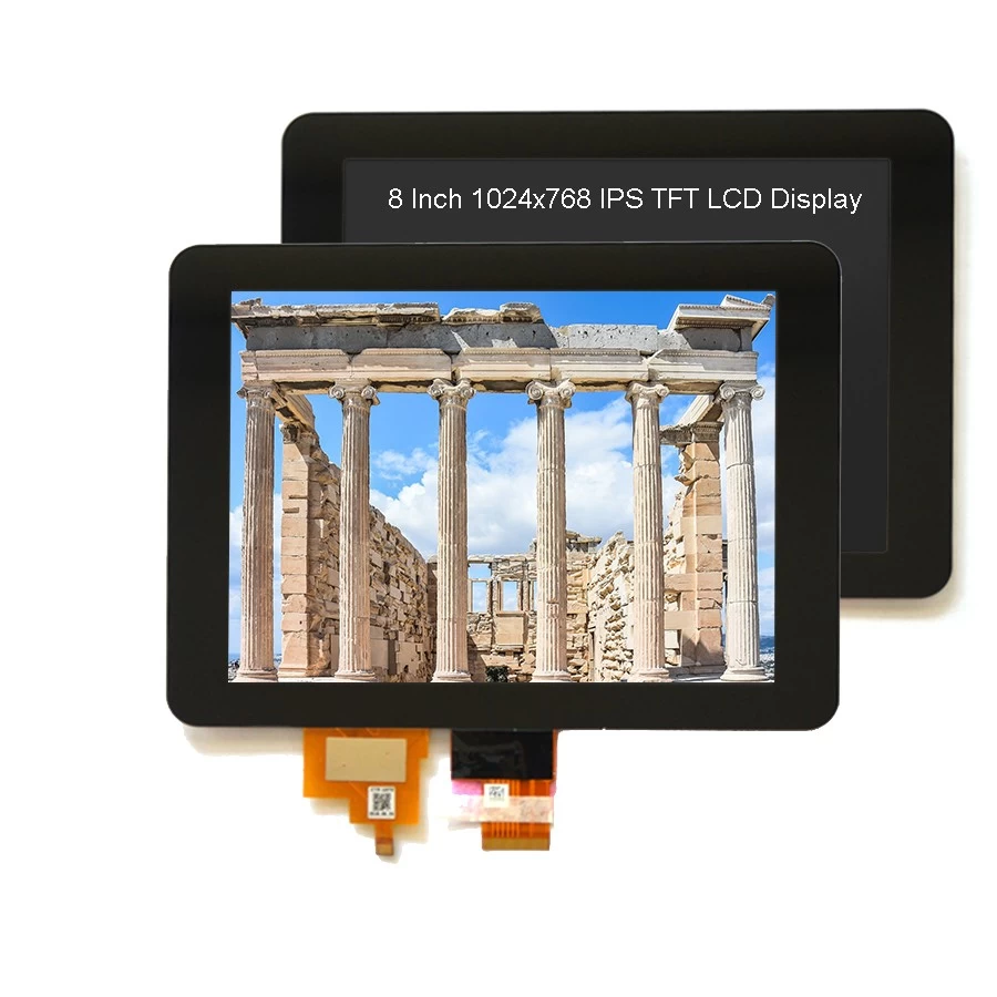 1024x768触摸屏IPS LCD屏幕8英寸电容式触摸面板TFT LCD模块（KWH080KQ09-C01）