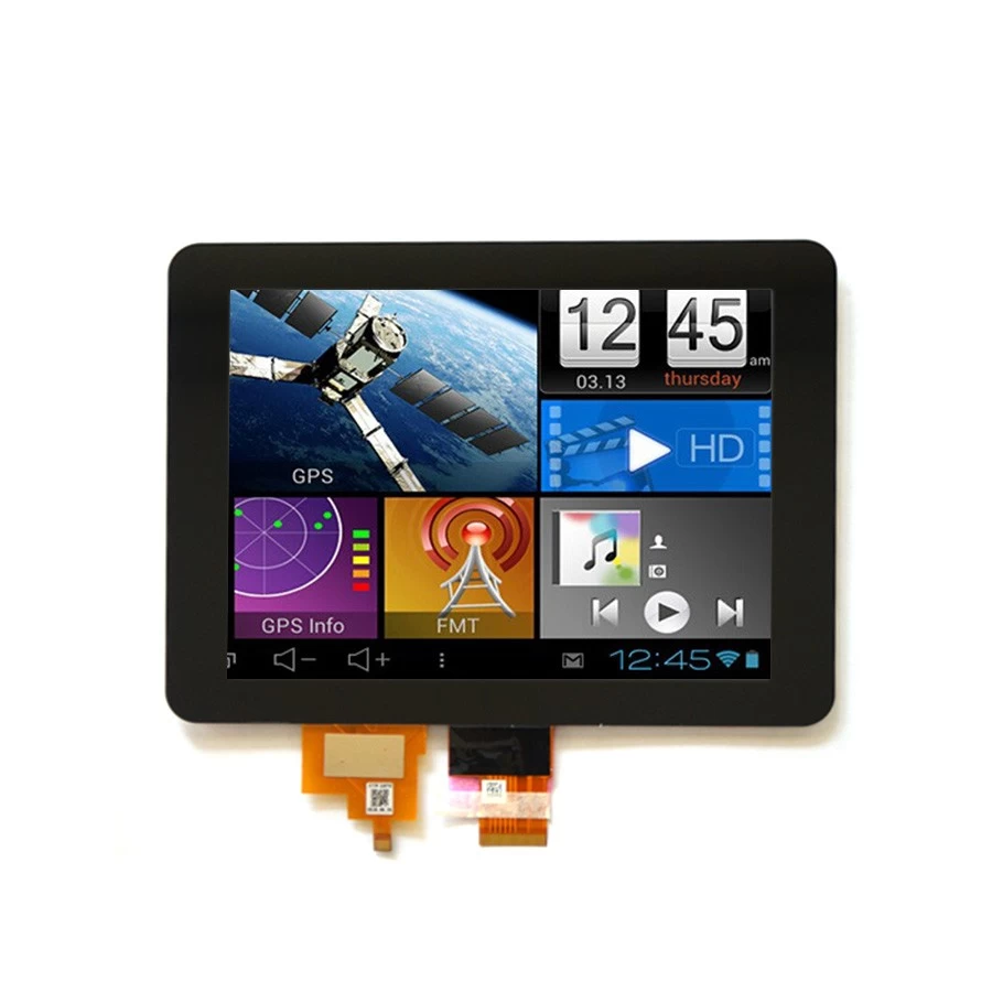 1024x768触摸屏IPS LCD屏幕8英寸电容式触摸面板TFT LCD模块（KWH080KQ09-C01）