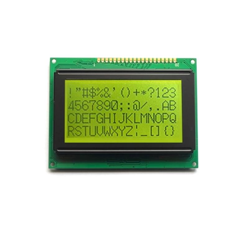 128x64点LCD屏幕STN便宜的图形LCD 12864液晶显示模块（WG1206F2SBY6B）