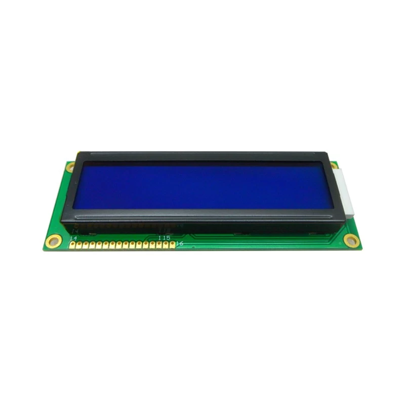 1602蓝色显示小单色LCD面板16x2字符显示模块（WC1602M8SGW6B）