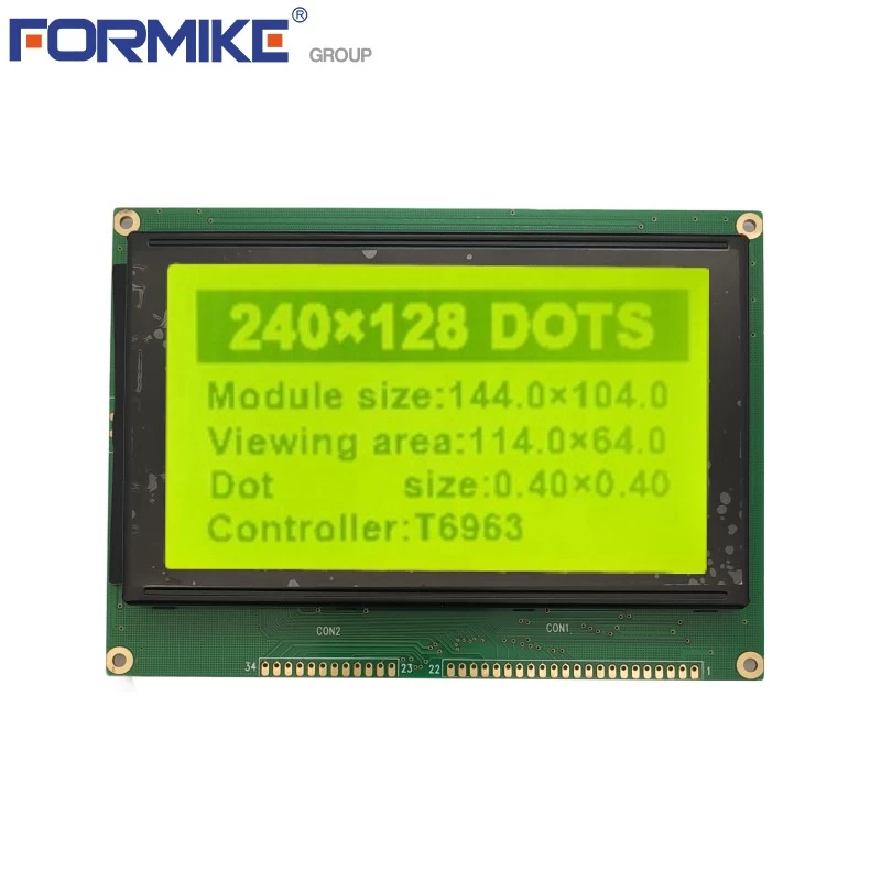 240*128 شاشة LCD 240x128 نقطة 5.1 بوصة LCD الشركة المصنعة 240*128 وحدة LCD الرسومية (WG2412B0)
