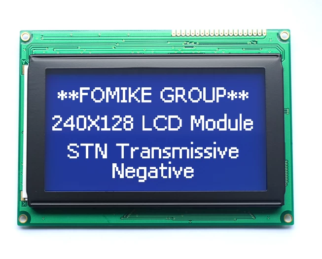 China 240 x 128 LCD-Anzeige Grafikdot Matrix 240x128 LCD-Modul (WG2412Y4SGW6B-E) Hersteller