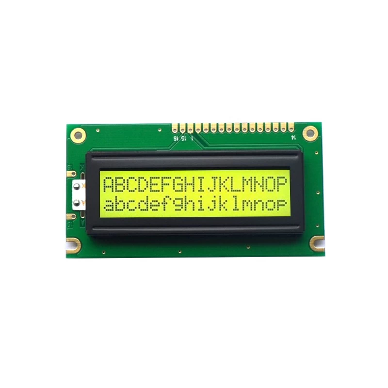 Čína 2x16 znakový LCD displej LCM1602 znak 16x2 LCD displej (WC1602M3SGW6B) výrobce