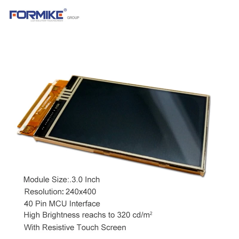 Pantalla LCD de pantalla de tamaño pequeño de 3,0 pulgadas Pantalla de 3 pulgadas Módulo LCD TFT de 3,0 240 * 400 con panel táctil (KWH030ST11-F02)