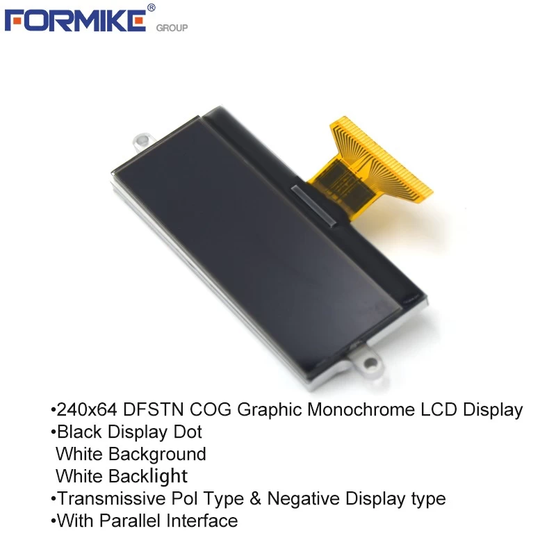 35 PIN LCD面板DFSTN透射负单色屏幕240x64图形LCD模块（WG2406B6DVW7G）