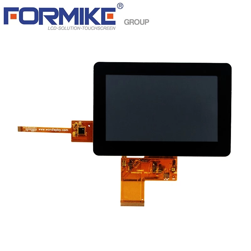 4.3英寸480x272颜色TFT LCD显示模块4.3英寸定制的电容式触摸面板屏幕（KWH043ST43-C04）