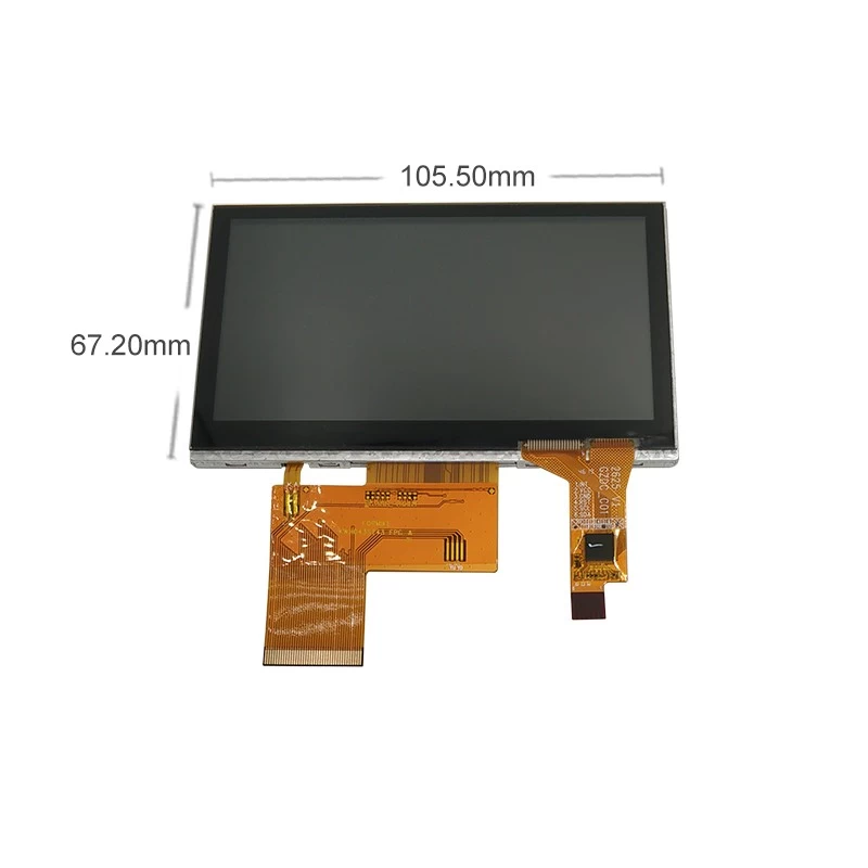 4.3 بوصة شاشة LCD ملونة TFT وحدة 480x272 شاشة LCD مع شاشة تعمل باللمس بالسعة (KWH043ST43-C01)