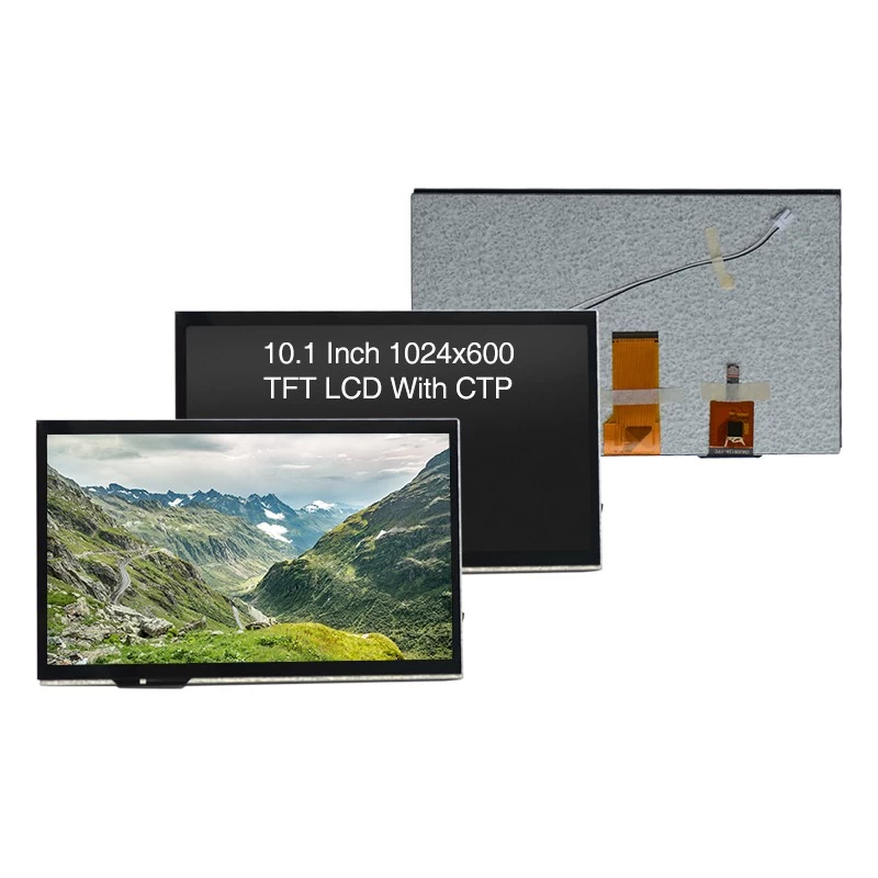 중국 50 핀 10.1 인치 TFT LCD 용량 성 스크린 1024x600 (KWH101KQ10-C01)가있는 10 인치 TFT 터치 디스플레이 모듈 제조업체