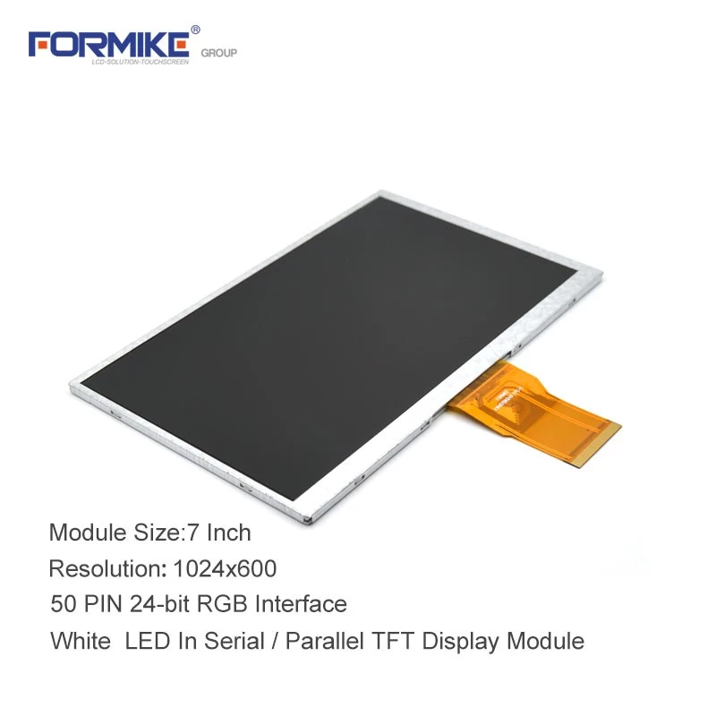 7 Inch TFT LCD 1024x600 Resolution 7''  Industrial TFT Display Screen Module(KWH070KQ49-F01)