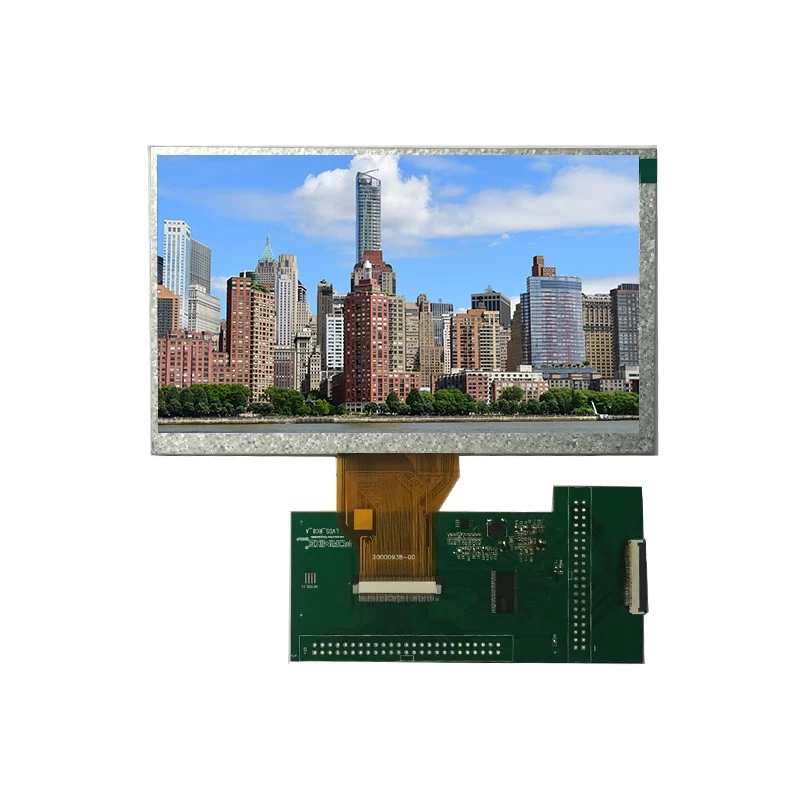 7英寸800 * 480 40个WLED TFT LCD显示器7英寸LVDS RGB 40引脚LCD模块适用于7英寸LCD板（KWH070KQ38-B02）