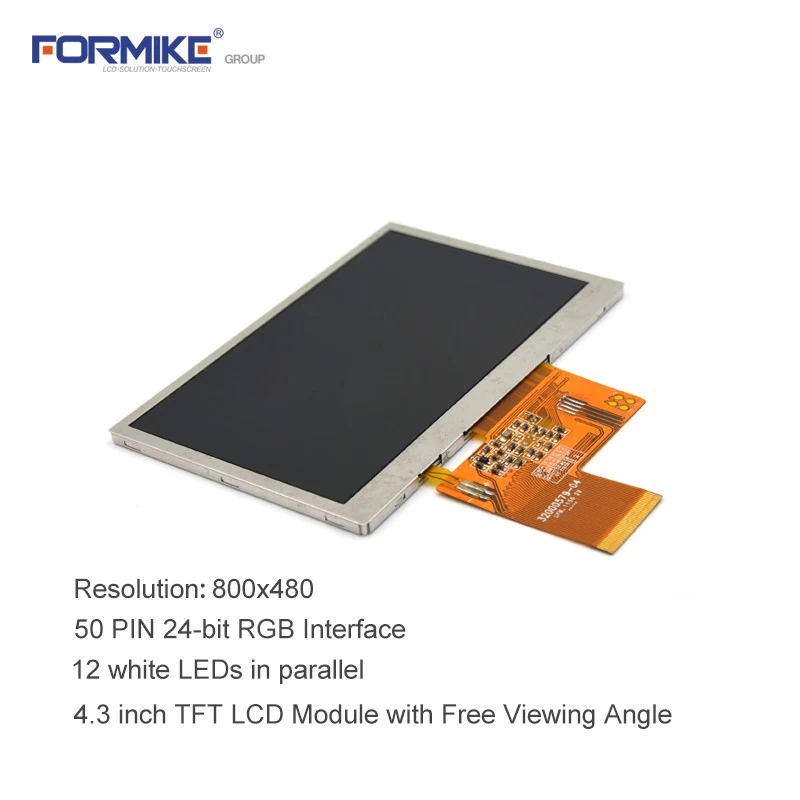 800x480 TFT LCD شاشة 50 دبوس لوحة LCD 4.3 بوصة وحدة العرض (KWH043ST41-F01)