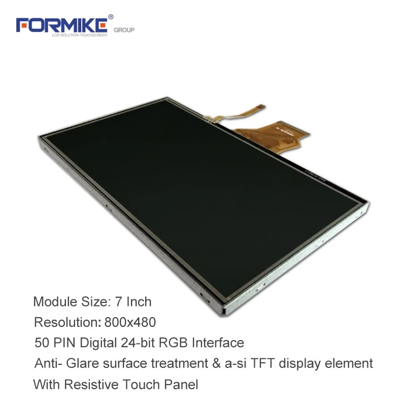 Customized 7'' Inch Touch Screen TFT LCD Display Modules 7 Inch 800*400 LCD Screen Panel(KWH070KQ38-F03 V.2)