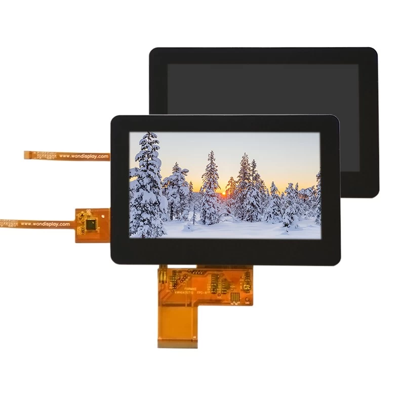 Formike 4.3 pulgadas 40 pin 480x272 Resolución TFT LCD Módulo Capacitive Panel táctil Pantalla (KWH043ST43-C04)
