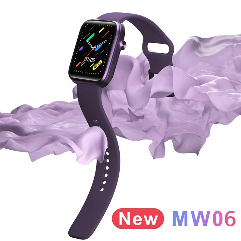 全触摸IP68防水智能手表大英式智能手镯颜色显示智能健身手表（MW06）