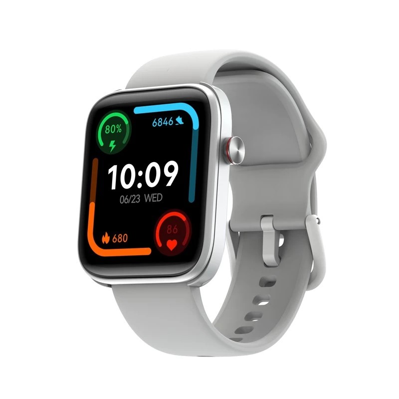 全触摸IP68防水智能手表大英式智能手镯颜色显示智能健身手表（MW06）