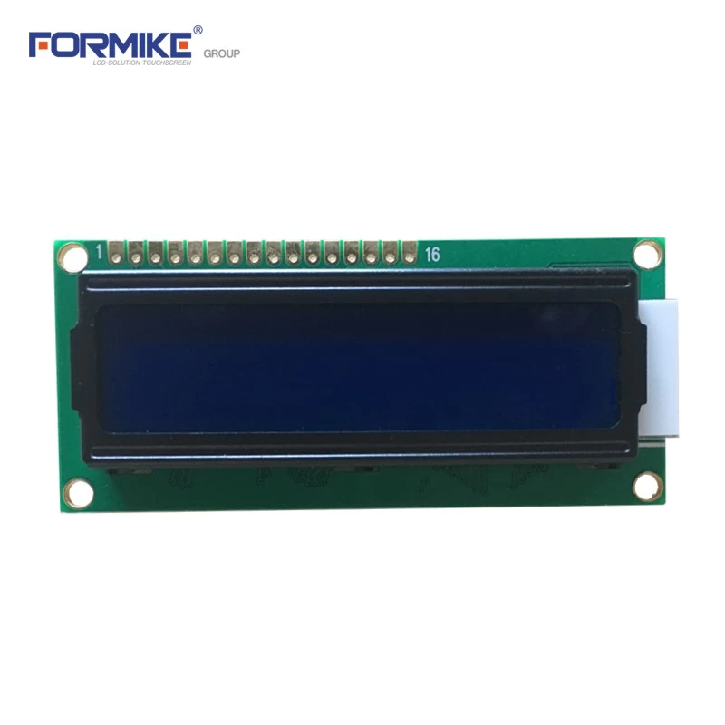 نوعية جيدة COB أحادية اللون الأزرق LCD نوع 16x2 وحدة lcd مع الإضاءة الخلفية LED الأبيض (WC1602A1SGW6B-D)