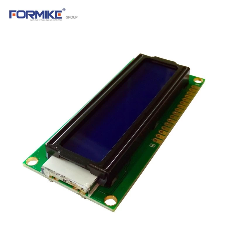 Good quality COB monochrome blue lcd Type 16x2 lcd module with white LED backlight(WC1602A1SGW6B-D)