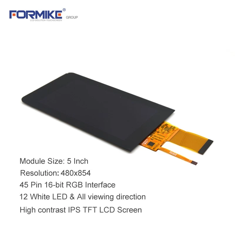 IPS TFT LCD-Display 5-Zoll-LCD-Bildschirm Display Panel-Modul 5,0-Zoll-kapazitives Touchpanel mit I2C-Schnittstelle (KWH050ST20-C02)