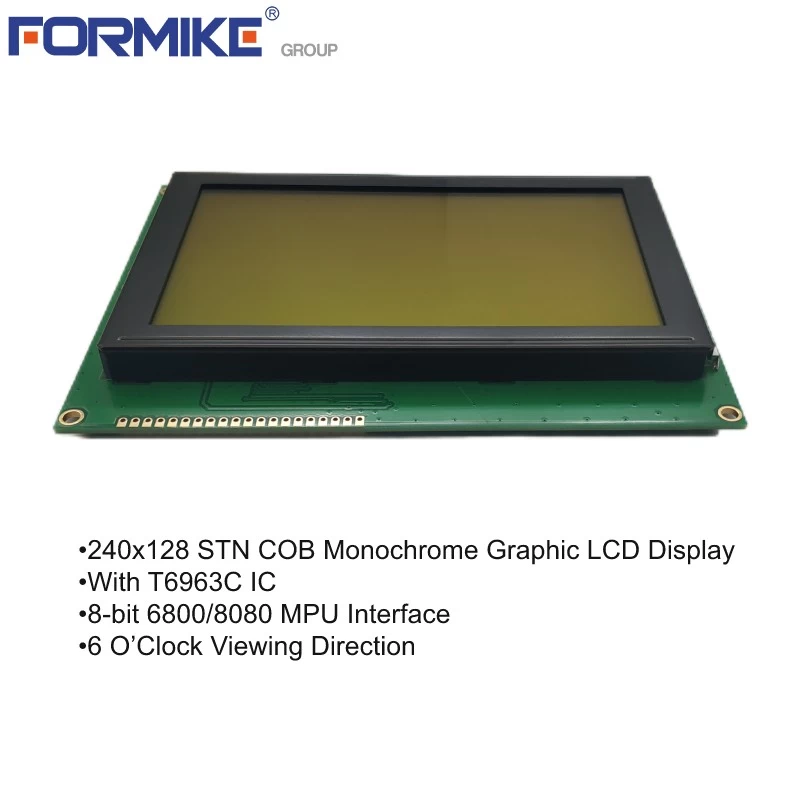 Monochrome Graphical Display 240x128 Graphic LCD Display 240x128 Dots Graphic LCD Modules(WG2412B2)