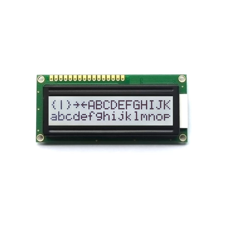 中国 单色LCD显示字符LCD屏幕16x2点矩阵FSTN LCD模块（WC1602R6FSB1B） 制造商