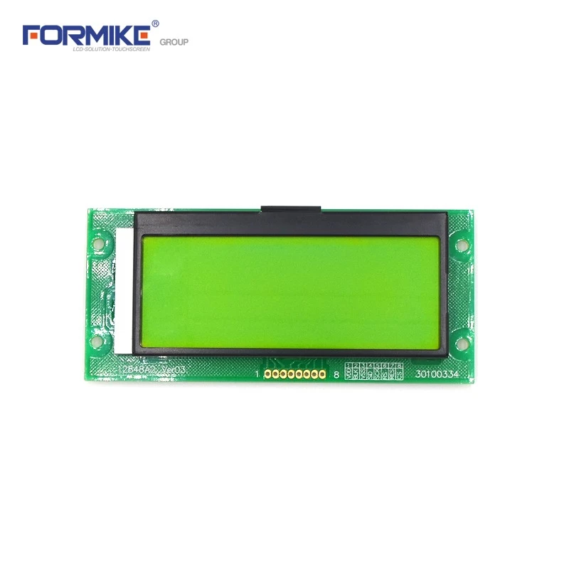 Small 128*48 STN manufacturer Monochrome LCD display screen(WG1204A1SBY1B-B)