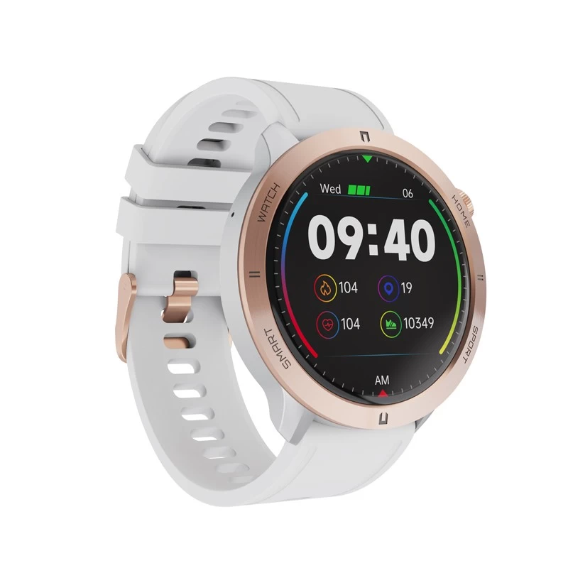 الساعات الذكية مع شاشة AMOLED SMARTHAINCH IP68 Sporty Smart Watch Round Screen (MW08)