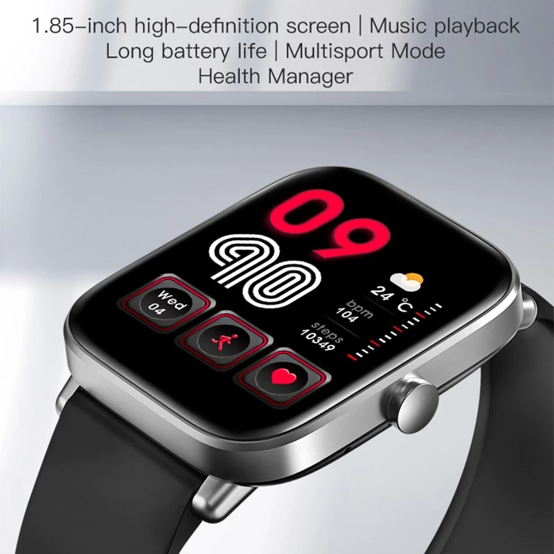 智能手表新的到达健康监控活动跟踪器具有心率监视器IP67防水腕带智能手表（MW10）