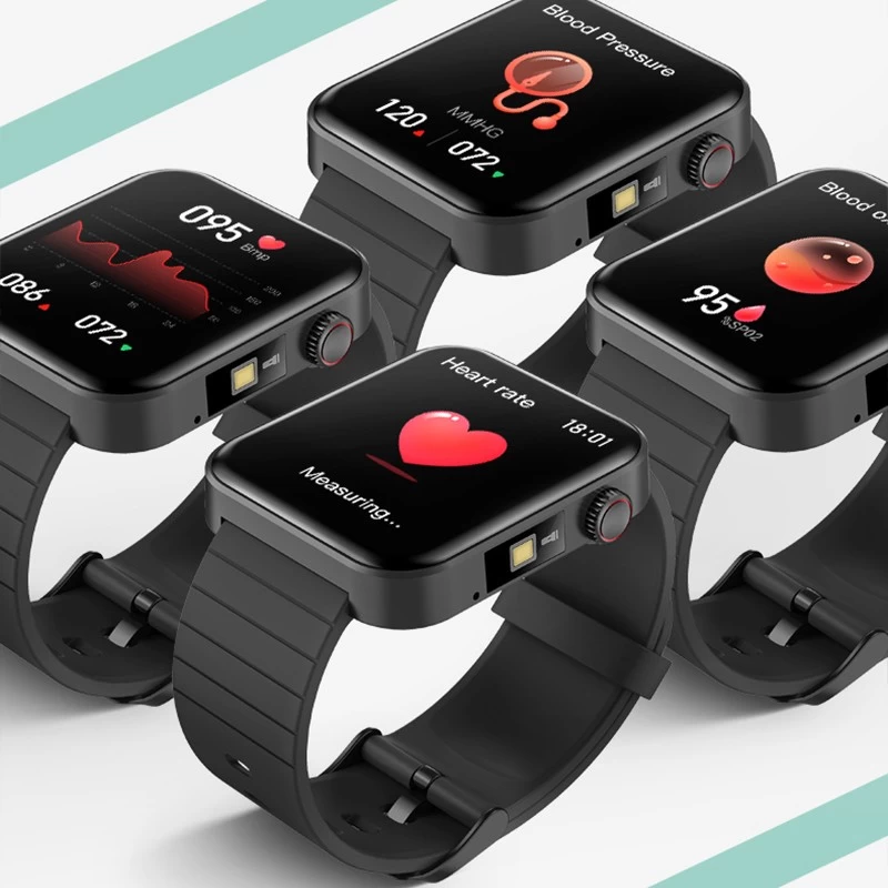 Temperatur Smart Watches IP67 Smart Watch Heart Free Monitor Kalorienzähler Smartwatch (T68PLUS)