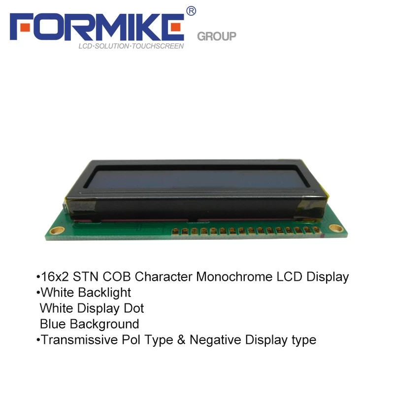 Transmissive LCM 1602B COB LCD Module 16x2 Character LCD Display(WC1602A1SGW1B-B)