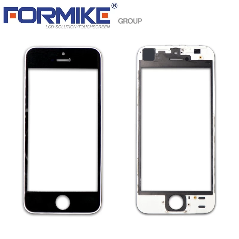 porcelana vidrio frontal de suministro de fábrica para iPhone 5s (iPhone 5s Negro) fabricante