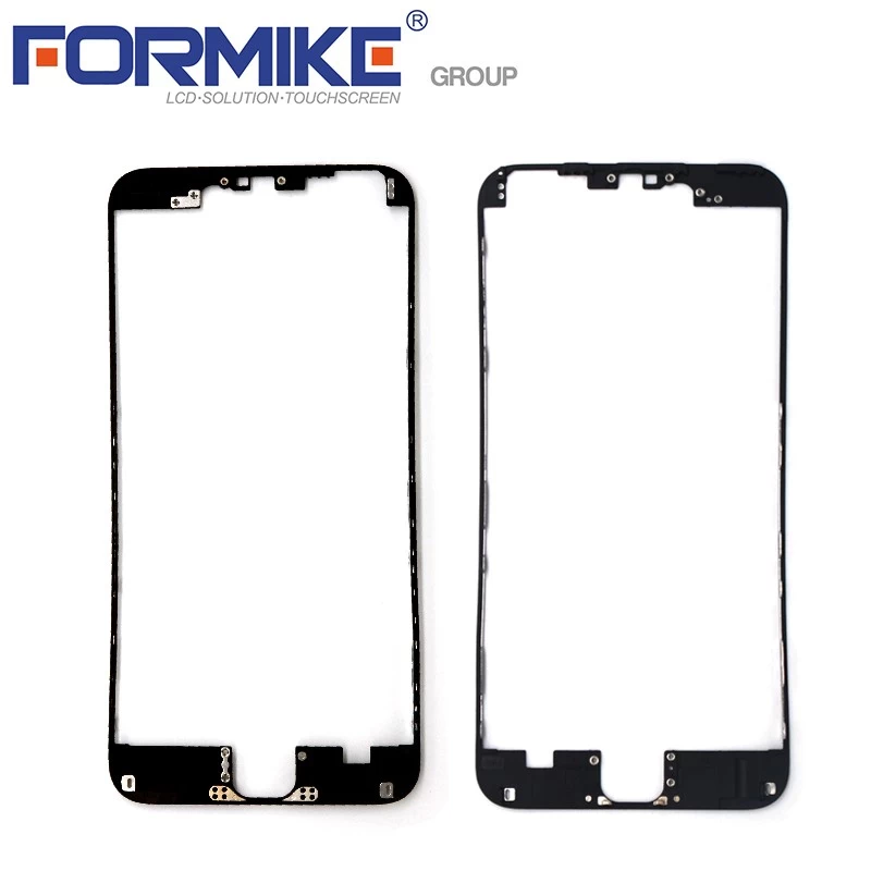 Mobile phone spare parts lcd screen frame bezel replacement for phone 6 plus(iPhone 6 Plus bezel(Black))