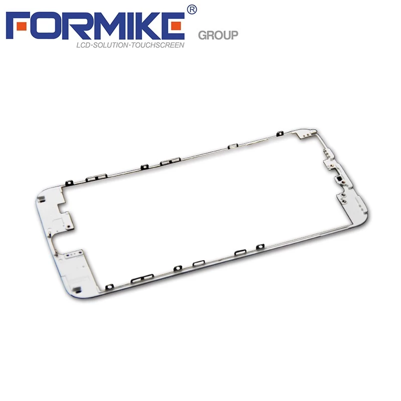 Mobile phone spare parts lcd screen frame bezel replacement for phone 6 plus(iPhone 6 Plus bezel(White))