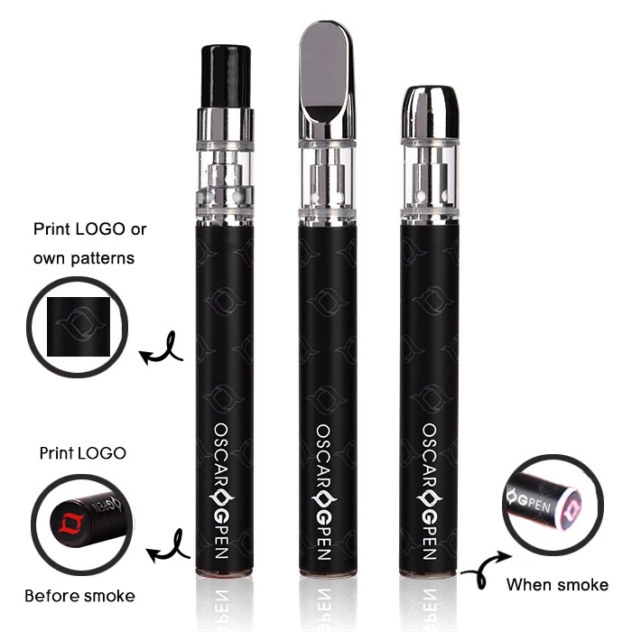 Hot Selling Disposable CBD Oil Vape Pen with LED Cap