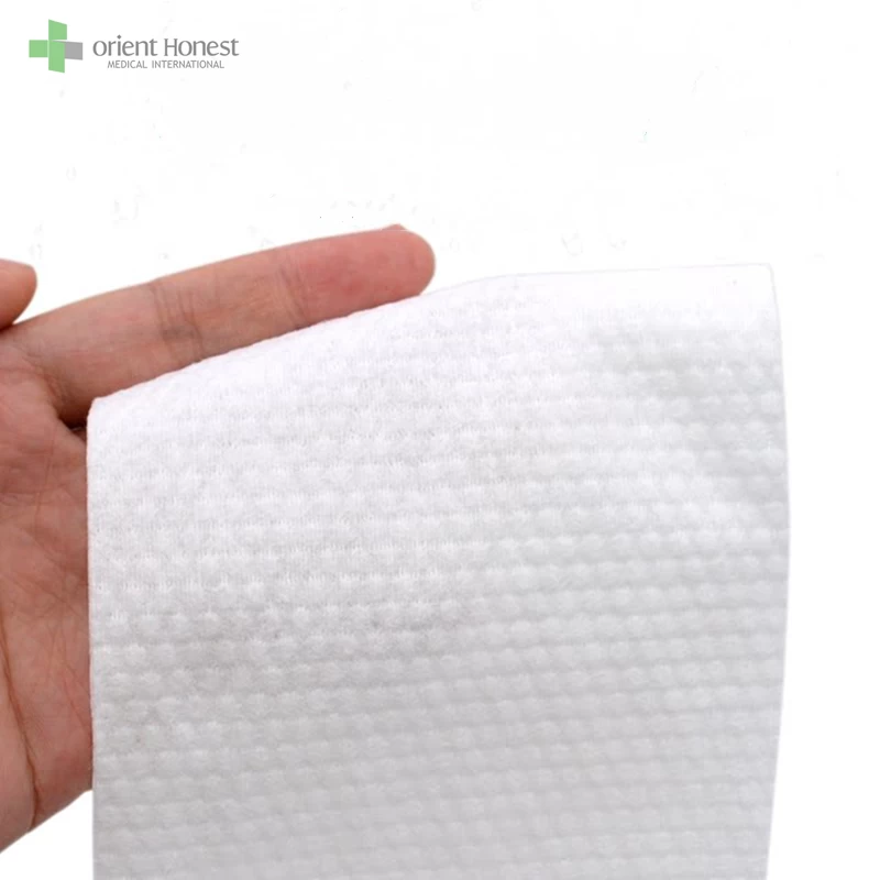20*20 cm disposable cotton cleaning cloth Hubei factory with CE