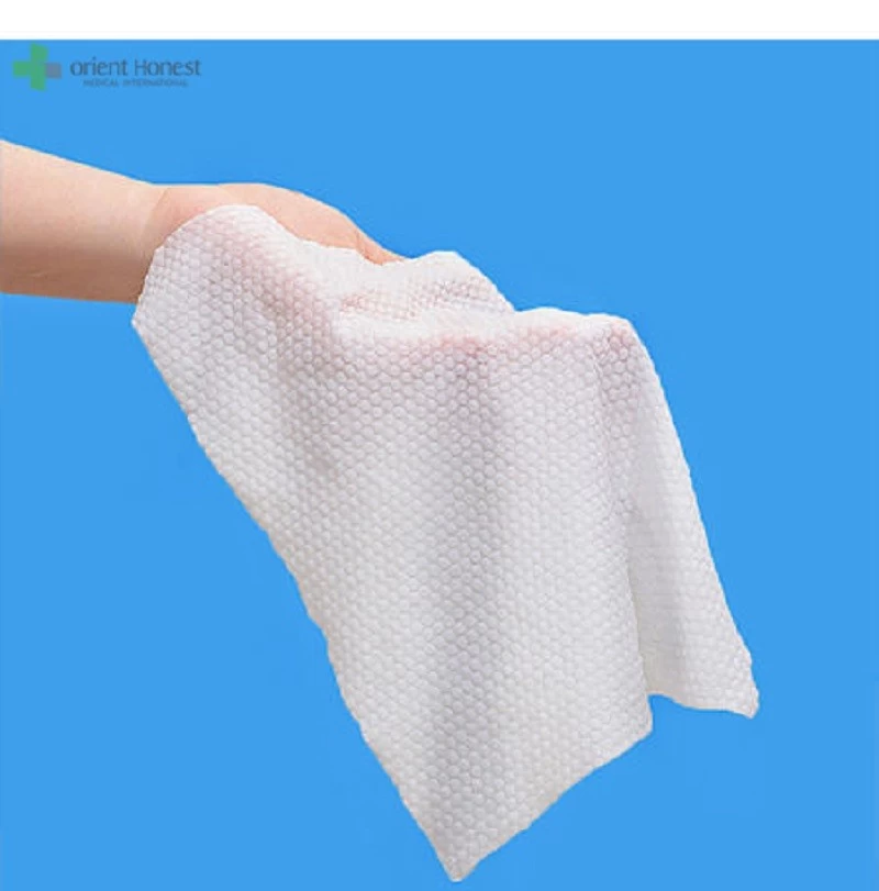 20*20 cm disposable cotton face towel Hubei supplier with ISO13485