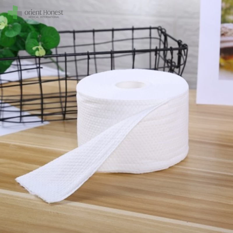 20*20 cm disposable cotton face towel roll Hubei supplier with ISO13485