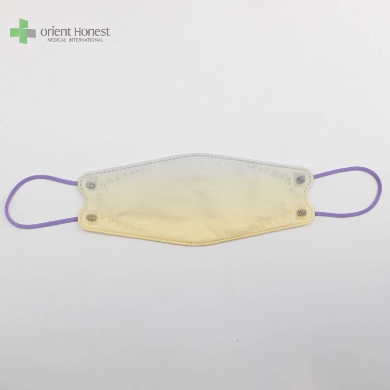 Cina 2022 best selling disposal 3D fish shape face mask earloop kf94 facemask nonwoven for adult, CN manufacturer produttore