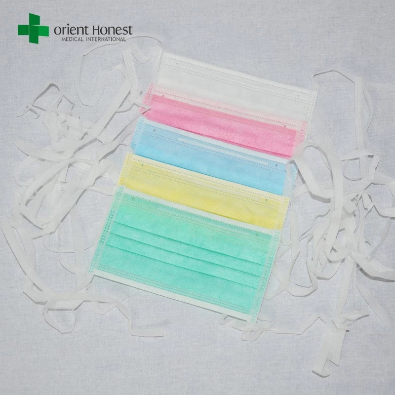 Anti-bacteria surgical facial mask , cleanroom medical masks , non woven face mask supplier