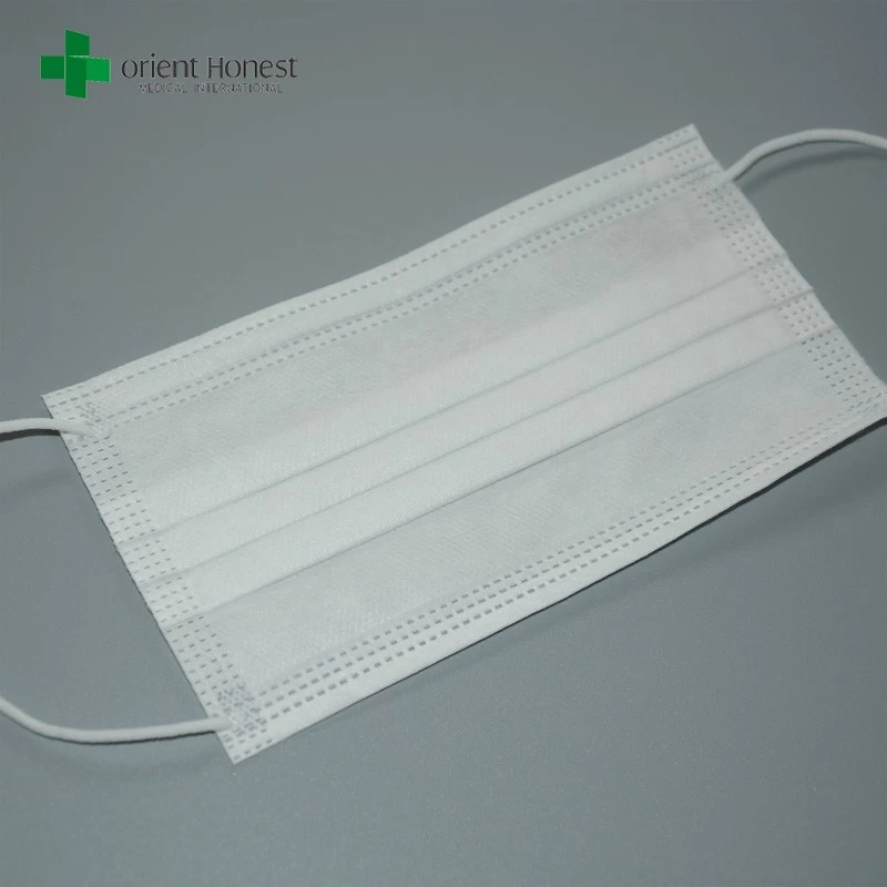 Anti-bactieria surgical type mask , polypropylene non woven mask , elastic cord hospital mask manufacturer