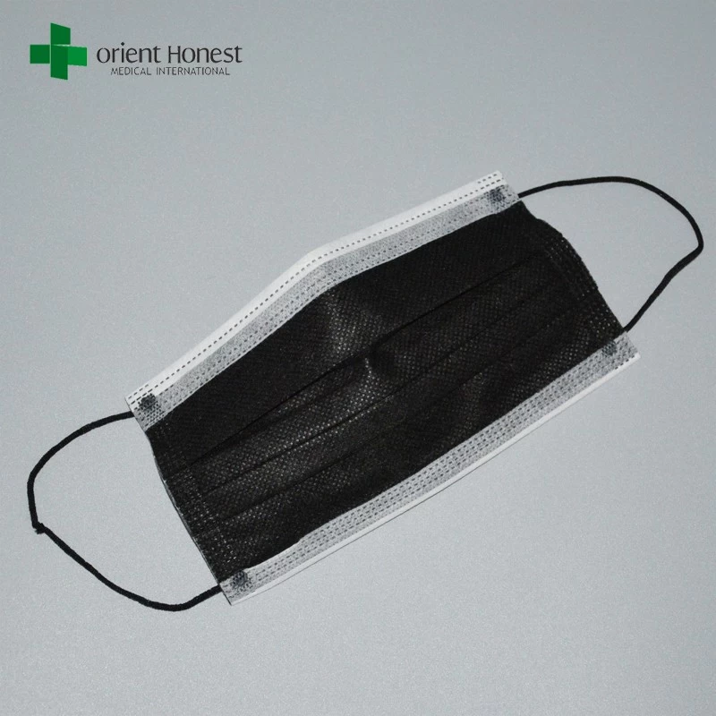China Supplier Breathable Dust Filter Disposable Black Mouth Cover Face Masks