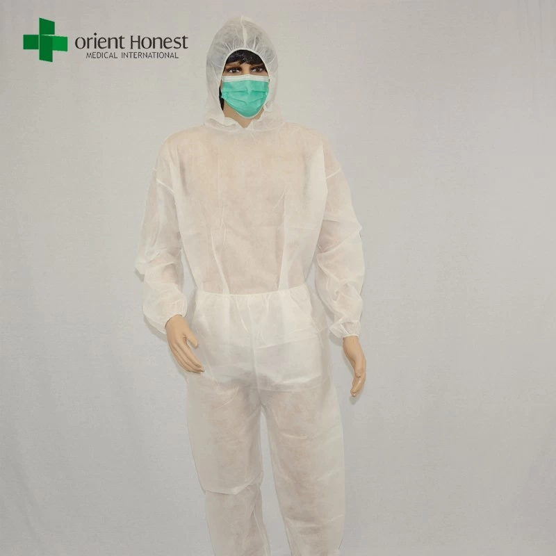 China China exporter disposable two piece clothing,China supplier for non woven workwear coverall,disposable workwear white coverall suit manufacturer