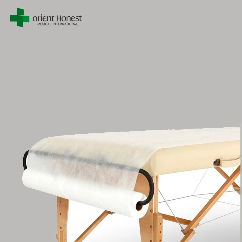 China factory hygienic disposable bed sheet roll for clinic, hospital, SPA use
